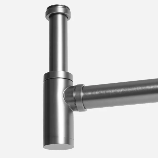 Sifão de Inox com Copo para Banheiro (Gran Grafite Fosco) - Outlet Produto Sifão de Inox com Copo para Banheiro (Gran Grafite Fosco) - Outlet