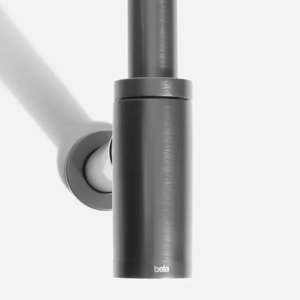 Sifão de Inox com Copo para Banheiro (Gran Grafite Fosco) - Outlet Produto Sifão de Inox com Copo para Banheiro (Gran Grafite Fosco) - Outlet
