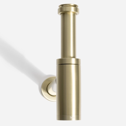 Sif&atilde;o de Inox com Copo para Banheiro (Gran Ouro Fosco)