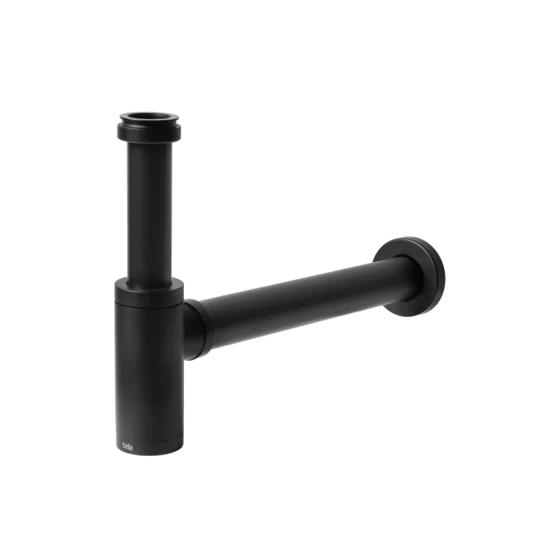 Sifão de Inox com Copo para Banheiro (Gran Preto Fosco) Produto Sifão de Inox com Copo para Banheiro (Gran Preto Fosco)