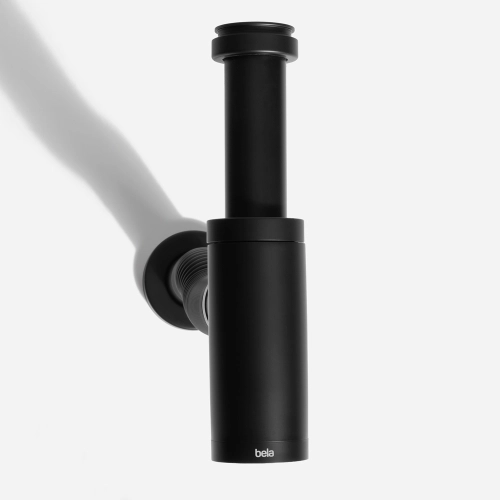 Sif&atilde;o de Inox Flex&iacute;vel com Copo para Banheiro (Gran Preto Fosco)