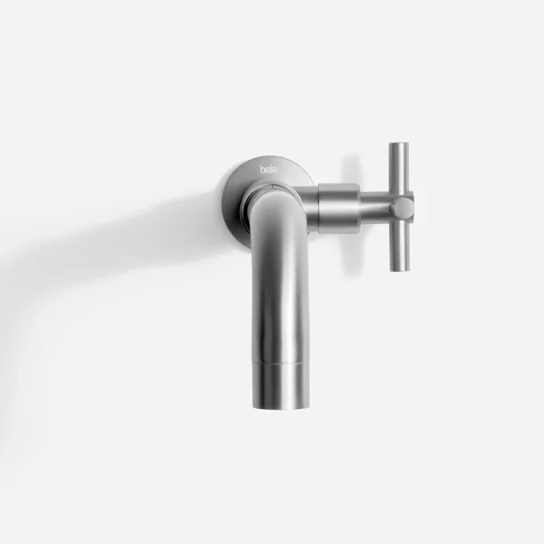 Produto Torneira de Parede para Banheiro Inox (Alva Escovada)
