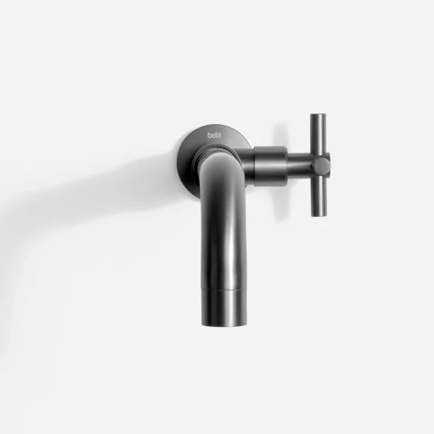 Torneira de Parede para Banheiro Inox (Alva Grafite Fosca) Produto Torneira de Parede para Banheiro Inox (Alva Grafite Fosca)
