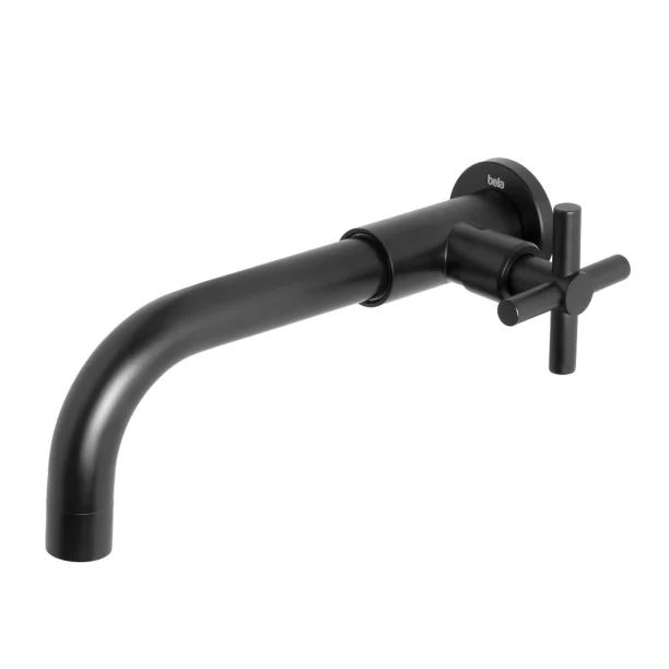 Torneira de Parede para Banheiro (Alva Preta Fosca) - Outlet Produto Torneira de Parede para Banheiro (Alva Preta Fosca) - Outlet