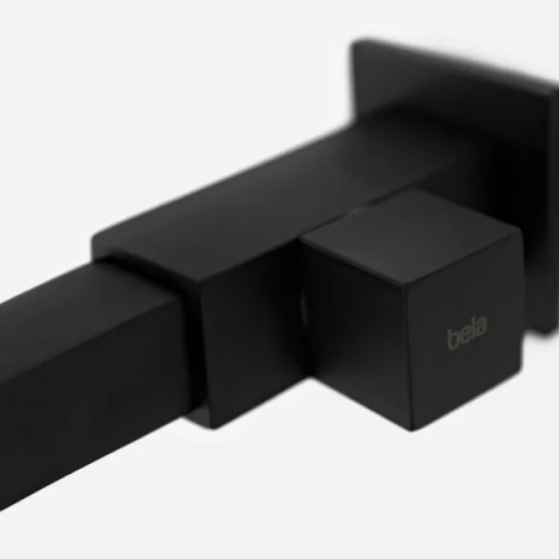 Produto Torneira de Parede para Banheiro (Tay Preta Fosca) - Outlet