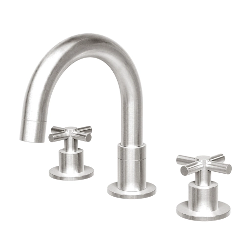 Torneira Misturador Baixa para Banheiro Inox (Alva Escovada)