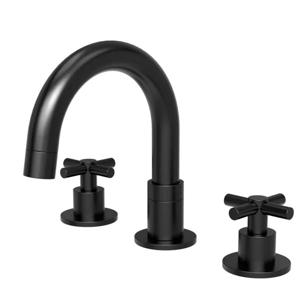 Torneira Misturador Baixa para Banheiro Inox (Alva Preta Fosca) - Outlet Produto Torneira Misturador Baixa para Banheiro Inox (Alva Preta Fosca) - Outlet
