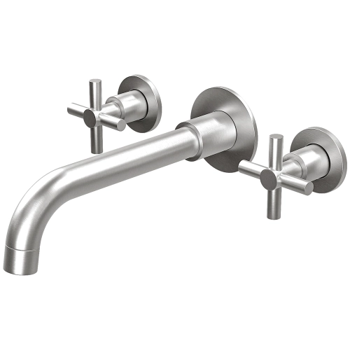 Torneira Misturador de Parede para Banheiro Inox (Alva Escovada)