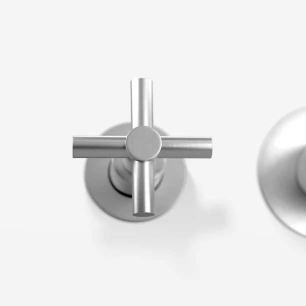 Torneira Misturador de Parede para Banheiro Inox (Alva Escovada) - Outlet Produto Torneira Misturador de Parede para Banheiro Inox (Alva Escovada) - Outlet