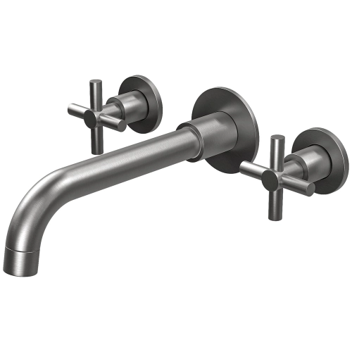 Torneira Misturador de Parede para Banheiro Inox (Alva Grafite Fosca)