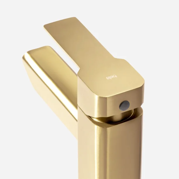 Produto Torneira Monocomando Alta para Banheiro Inox (Adda Ouro Fosco) - Outlet