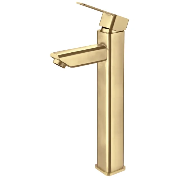 Produto Torneira Monocomando Alta para Banheiro Inox (Adda Ouro Fosco) - Outlet