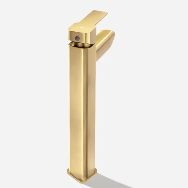 Produto Torneira Monocomando Alta para Banheiro Inox (Adda Ouro Fosco) - Outlet