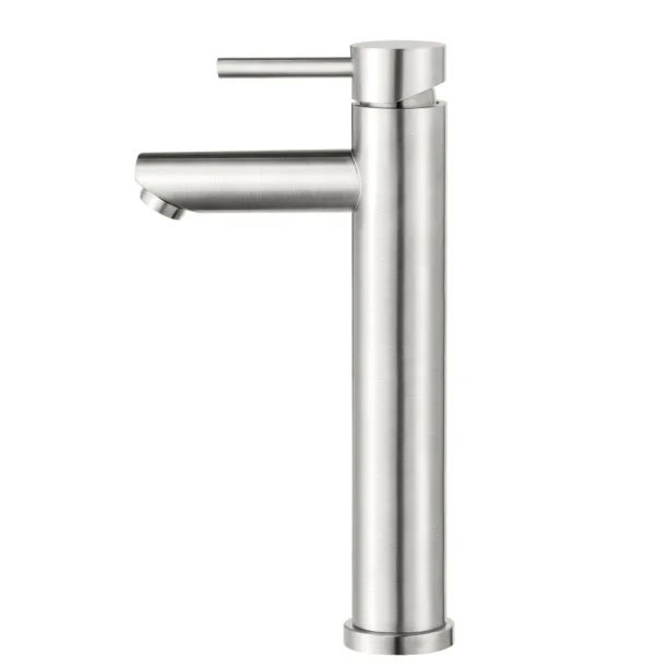 Torneira Monocomando Alta para Banheiro Inox (Lis Escovada) - Outlet Produto Torneira Monocomando Alta para Banheiro Inox (Lis Escovada) - Outlet