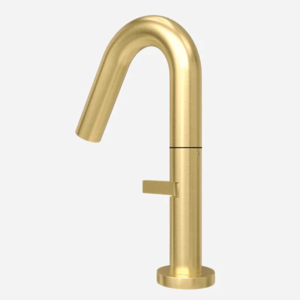Produto Torneira Monocomando Baixa para Banheiro Inox (Tille Ouro Fosca) - Outlet