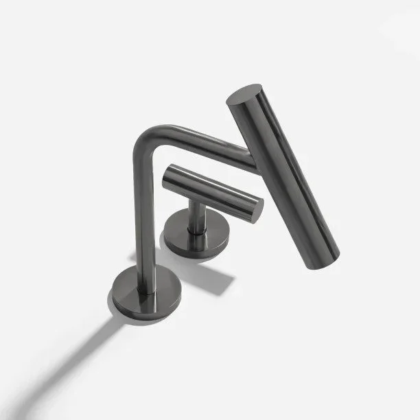 Torneira Monocomando Baixa para Banheiro (Lay Grafite Fosca) - Outlet Produto Torneira Monocomando Baixa para Banheiro (Lay Grafite Fosca) - Outlet