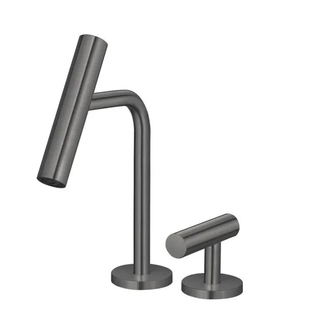 Torneira Monocomando Baixa para Banheiro (Lay Grafite Fosca) - Outlet Produto Torneira Monocomando Baixa para Banheiro (Lay Grafite Fosca) - Outlet