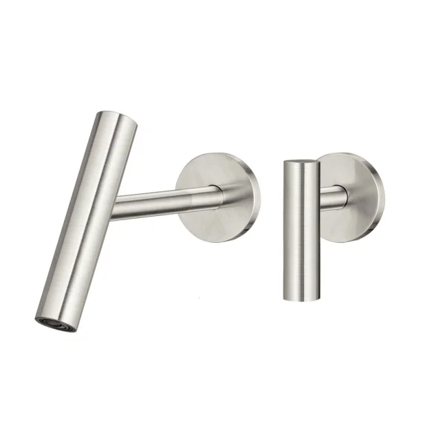 Torneira Monocomando de Parede para Banheiro (Lay Níquel Fosca) - Outlet Produto Torneira Monocomando de Parede para Banheiro (Lay Níquel Fosca) - Outlet
