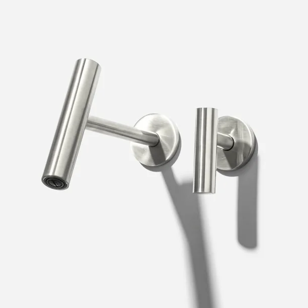 Torneira Monocomando de Parede para Banheiro (Lay Níquel Fosca) - Outlet Produto Torneira Monocomando de Parede para Banheiro (Lay Níquel Fosca) - Outlet