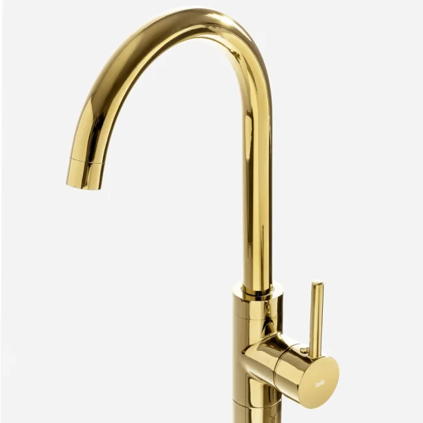 Torneira Monocomando de Piso para Banheira (Fiora Dourada) - Outlet Produto Torneira Monocomando de Piso para Banheira (Fiora Dourada) - Outlet
