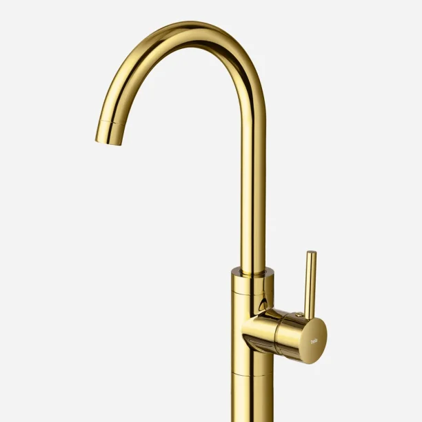 Torneira Monocomando de Piso para Banheira (Fiora Dourada) - Outlet Produto Torneira Monocomando de Piso para Banheira (Fiora Dourada) - Outlet
