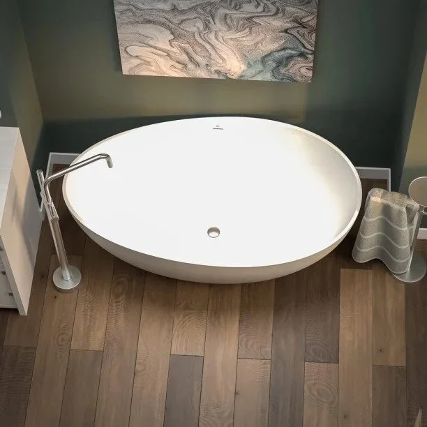 Torneira Monocomando de Piso para Banheira (Lena Escovada) - Outlet Produto Torneira Monocomando de Piso para Banheira (Lena Escovada) - Outlet