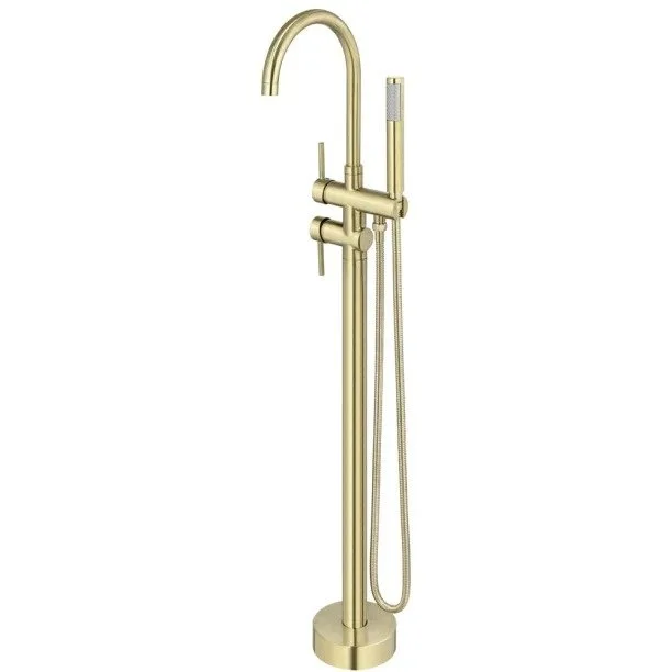 Torneira Monocomando de Piso para Banheira (Maule Ouro Fosca) - Outlet Produto Torneira Monocomando de Piso para Banheira (Maule Ouro Fosca) - Outlet