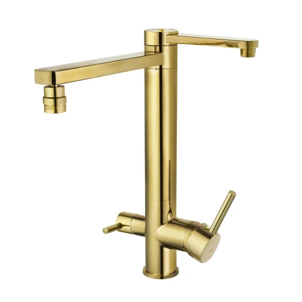 Produto Torneira Monocomando Giratória de Filtro (Ibiza Dourada) - Outlet