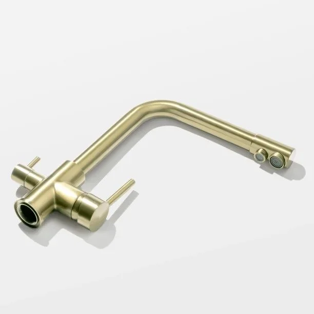 Produto Torneira Monocomando Giratória de Filtro (Ubatuba Ouro Fosca) - Outlet