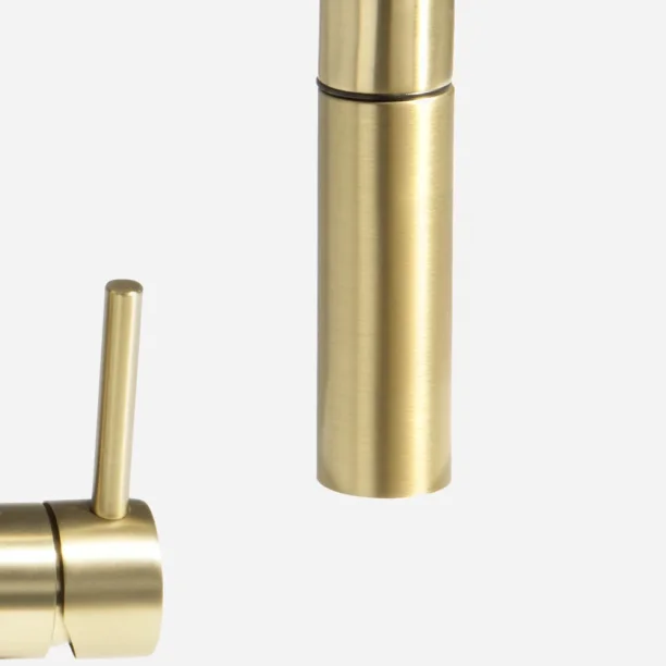 Produto Torneira Monocomando Gourmet de Cozinha Inox (Maldivas Dourada Fosca) - Outlet