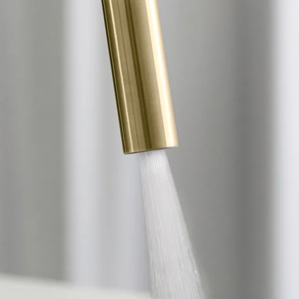 Produto Torneira Monocomando Gourmet de Cozinha Inox (Maldivas Dourada Fosca) - Outlet