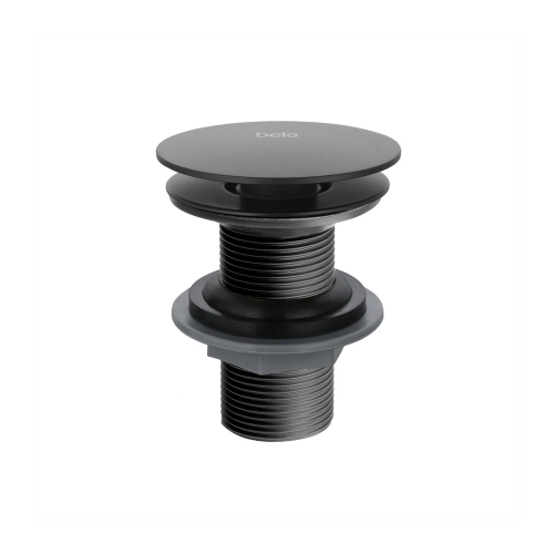 V&aacute;lvula Click 7/8" de Inox para Cubas (Preta Fosca)