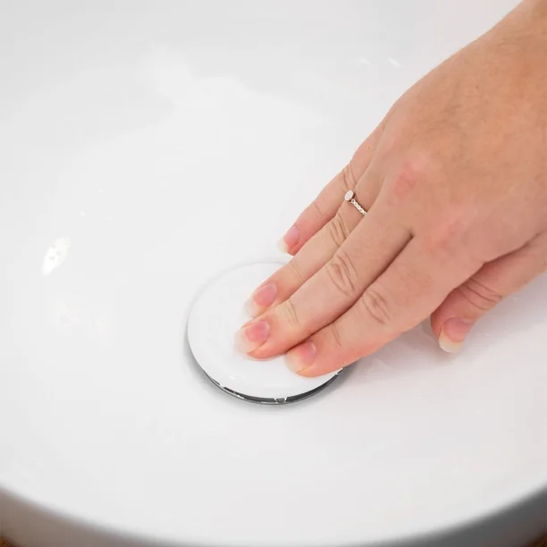 Válvula Click Slim de Louça para Cubas (Branca) Produto Válvula Click Slim de Louça para Cubas (Branca)