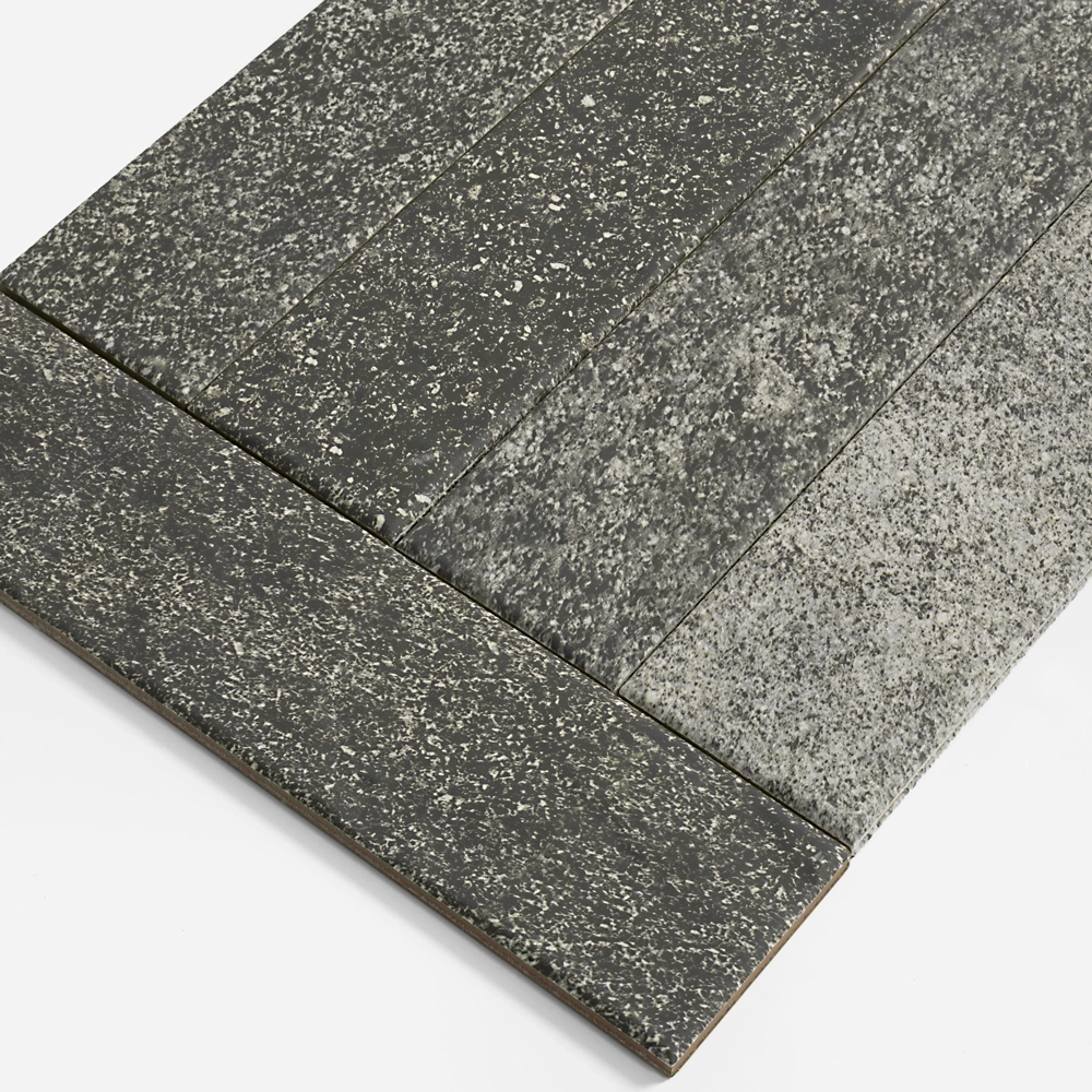 その他 agamu 1934 Pastilha Cerâmica Kaimú 6x24 cm – Pedra Hitam Preta | Bela Metais