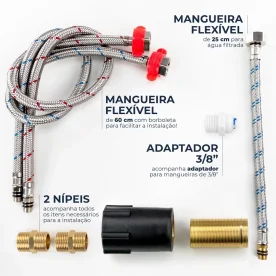 Produto Torneira Monocomando Giratória de Filtro (Ibiza Dourada) - Outlet
