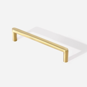 Puxador para M&oacute;vel Al&ccedil;a Sobrepor 128 mm Zamac (Cartago Ouro Fosco)