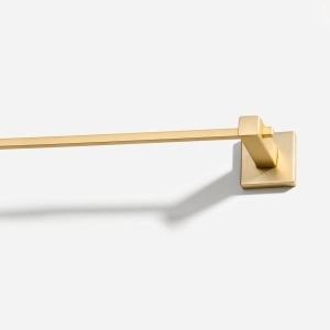 Porta Toalha de Banho Inox (Ducon Square Dourado Fosco)