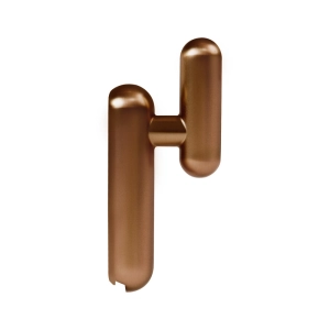 Cabide com Gancho de Parede Zamac (Moema Rosé Gold Fosco)