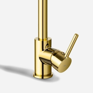 Torneira Monocomando Gourmet de Cozinha (Barbados Dourada)