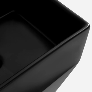 Cuba Fazenda de Cozinha Lou&ccedil;a Retangular 55x41 cm (Amalfi Preta)