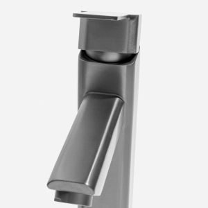 Torneira Monocomando Alta para Banheiro Inox (Adda Grafite Fosca)