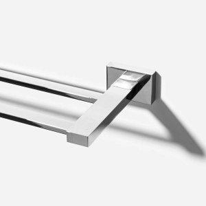 Porta Toalhas Duplo (Mondrian Cromado)