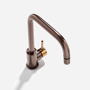 Torneira Monocomando Giratória de Cozinha Inox (Malta Bronze)