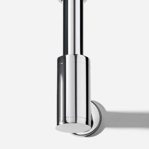 Sif&atilde;o Met&aacute;lico Flex&iacute;vel com Copo para Banheiro (Line Cromado)