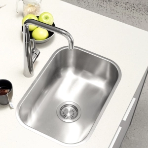 Cuba de Cozinha Inox Retangular 50x34 cm (Fuji Escovada)