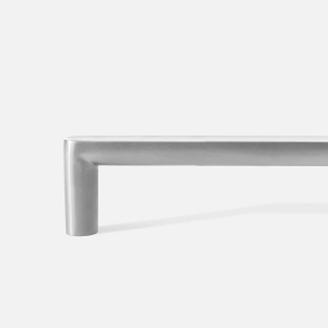 Puxador para Móvel Alça Sobrepor 192 mm Zamac (Cartago Escovado)