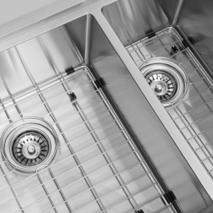 Kit Cuba Dupla Workstation Inox com Acess&oacute;rios (Kai Escovada)