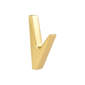 Cabide com Gancho de Parede Zamac (Lapa Ouro Fosco)