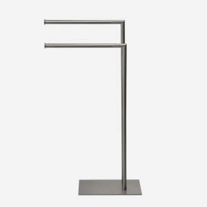 Toalheiro de Piso em Inox (Rizzi Grafite Fosco)