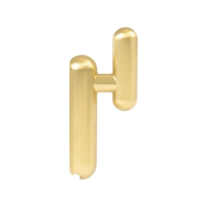 Cabide com Gancho de Parede Zamac (Moema Ouro Fosco)